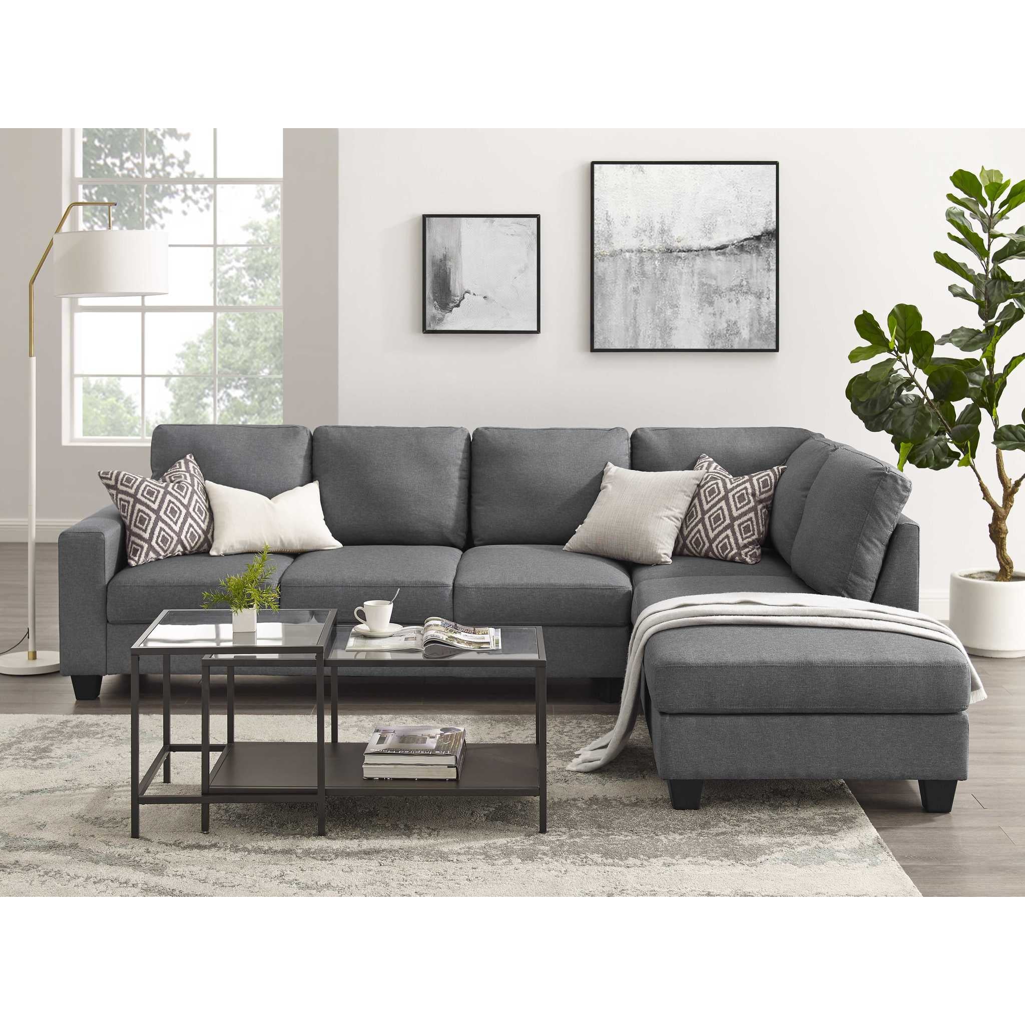 Preston | 6 Seater Sofa with Chaise - Banana Home