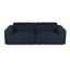 Macedon 2 Pcs | Oversized Fabric Sofa with Ottoman