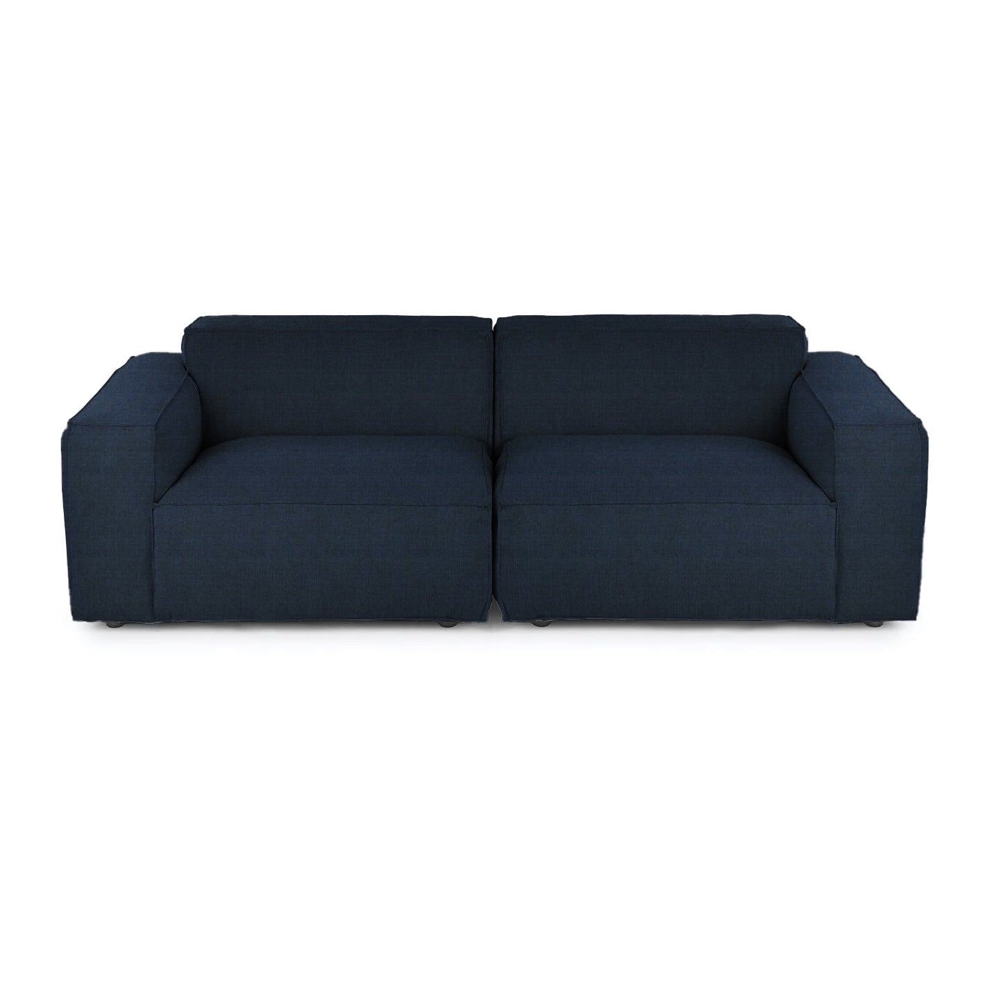 Macedon 2 Pcs | Oversized Fabric Sofa with Ottoman