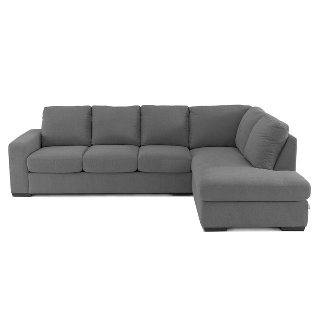 Ryder | 6 Seater Lounge Sofa with Chaise-LHF-GreyGum