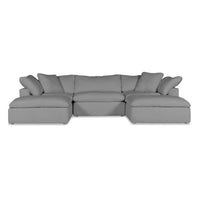 Cloud Classic | 5-Piece Modular Sofa (Includes 2 Ottomans)