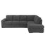 Ryder | 6 Seater Lounge Sofa with Chaise-LHF-Caviar