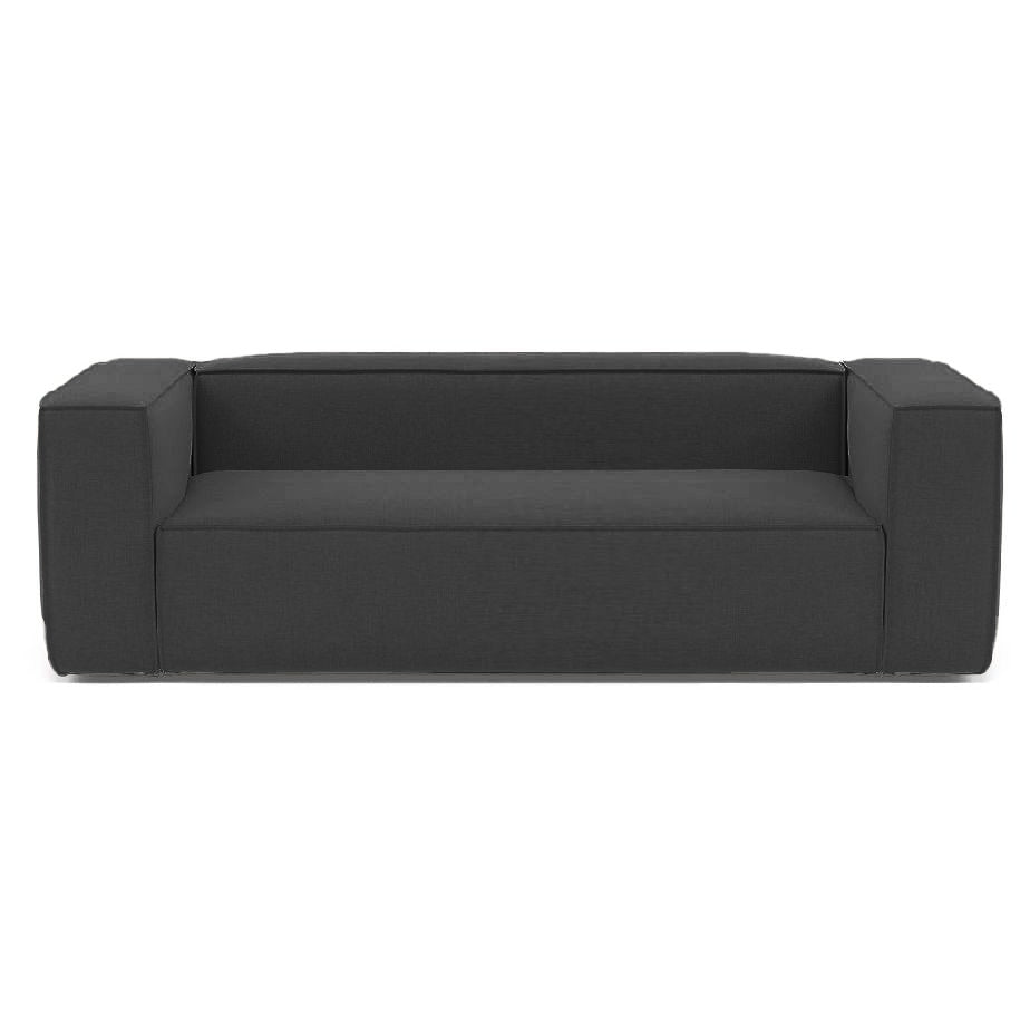 Baree | Fabric 3 Seater Boxy Sofa