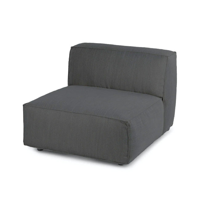 Macedon Armless Chair | Oversized Fabric Sofa
