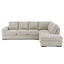 Ryder | 6 Seater Lounge Sofa with Chaise-LHF-Warm White