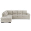 Ryder | 6 Seater Lounge Sofa with Chaise-RHF-Warm White