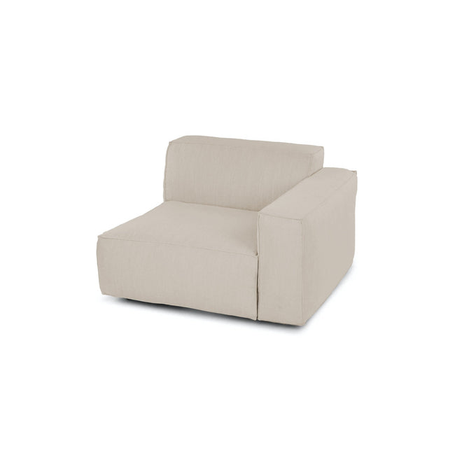Macedon End Arm | Oversized Fabric Sofa