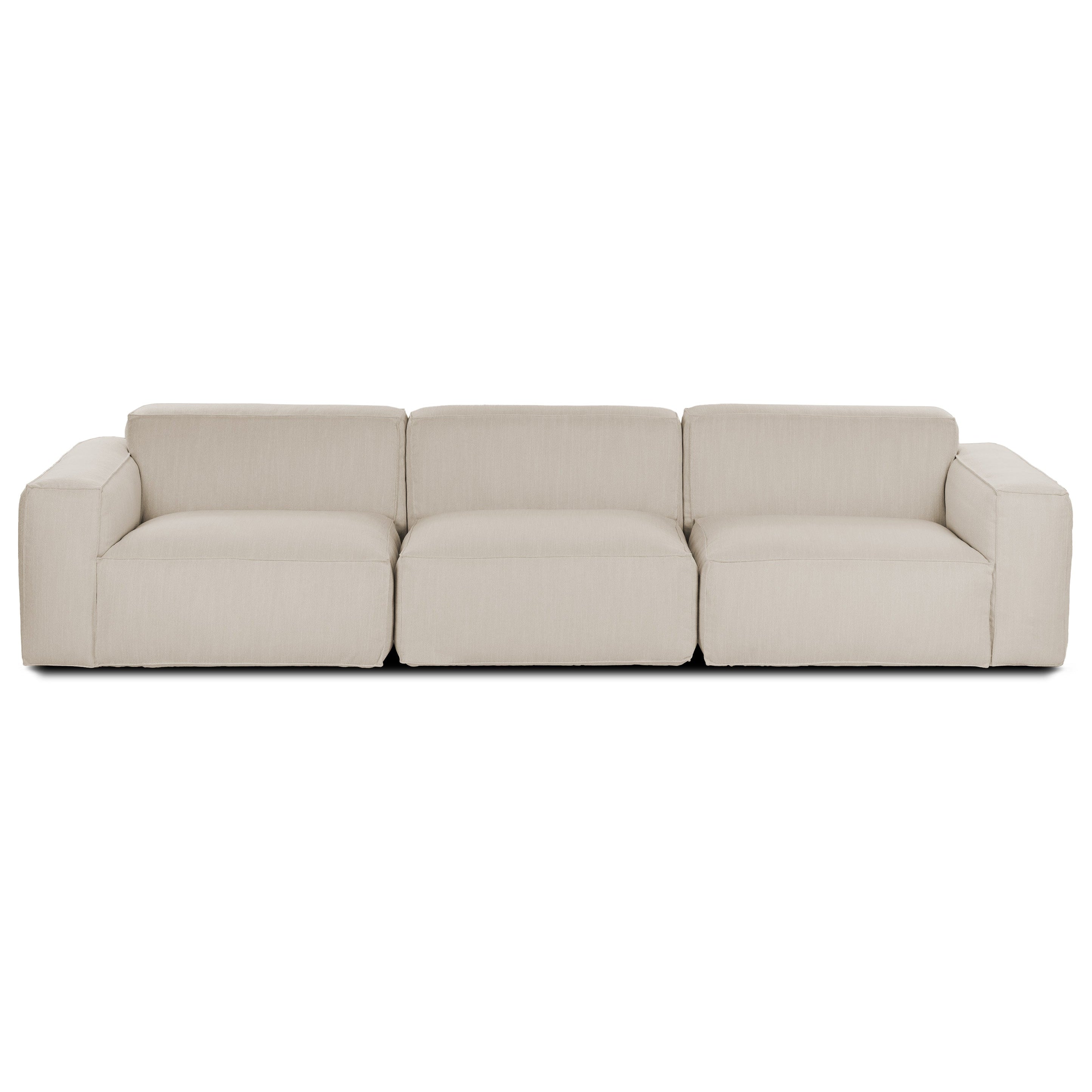 Macedon 3 Pcs | Oversized Fabric Leather Modular